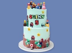 Mario Friends Cake 4 Hours Preparation