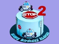 Police Car Cake 1