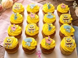 Sponge Bob Cupcakes
