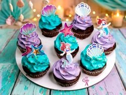Mermaid Cupcakes 4