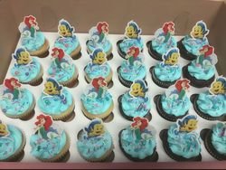 Little Mermaid Cupcakes