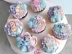 Bluey Cupcakes