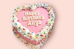 Sprinkles Heart Cake