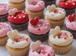 Heart Cupcakes