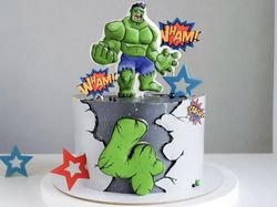 Hulk Cake 1