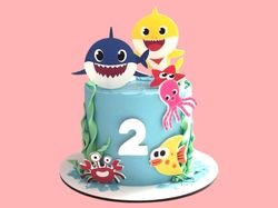 Baby Shark Cake 1