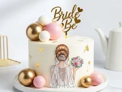 Bride To Be Wedding Cake A