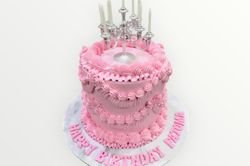 Light pink cake 