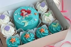Mermaid Bento with Cupcakes