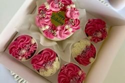 Pink Bento with Cupcakes
