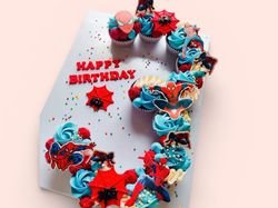 Spiderman Cupcakes 3