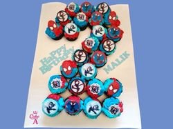 Spider Man Mini Cupcake 4