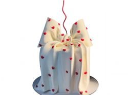 Ribbon Heart Cake