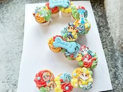 Paw patrol cupcake 2