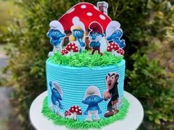 Smurfs Cake