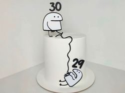 Number Happy Birthday Cake