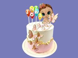 Baby Girl Cake 1